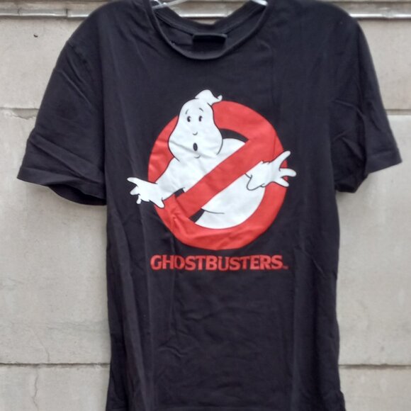 ASOS  Ghostbusters "I ain't fraid of no ghost" Black T-Shirt Poetic Colu… - Picture 3 of 10